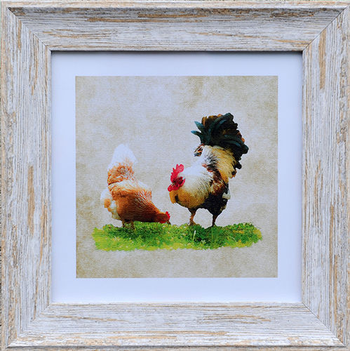 Irish Farm Animal Poultry, available in 4 frame colours.