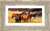 Horses panorama Blue, available in 3 other frame colours.