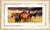 Horses panorama Dove, available in 3 other frame colours.