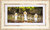 Geese panorama Worn White, available in 3 other frame colours