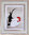 Ohara Koson 11" x 9" Rooster/White Hen - Grey