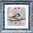 Coal Tit 9" x 9" Dark Brown Wash, available in 3 other frame colours.